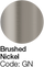 Brushed Nickel