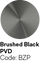 Brushed Black PVD