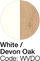 White / Devon Oak