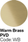Warm Brass PVD