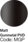 Matt Gunmetal PVD