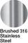 Brushed Stainless Steel