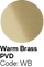 Warm Brass PVD