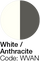 White / Anthracite