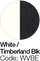 White / Timberland Black