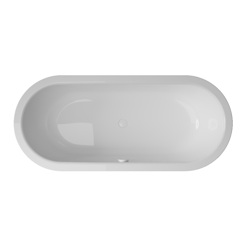 BetteStarlet Flair 1780 Oval Inset Bath Gloss White