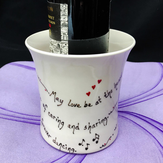 Pottery Mountain - May love be at the heart of everything you do.  May you have a lifetime of caring and sharing. And may the music of romance keep your hearts forever dancing.   