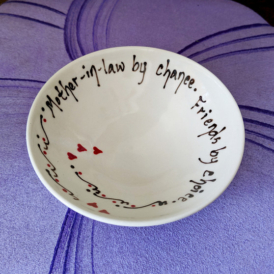 Mother-in-law by chance.  Friends by choice.