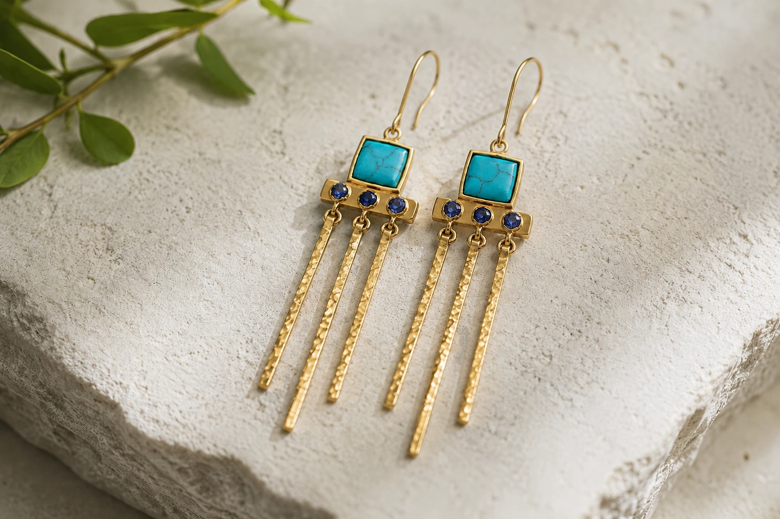 She Defies Empires – Zenobia inspired handmade earrings