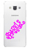 Sparkle Curly Saying Cell Phone Decal C421