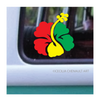 Hibiscus Reggae Flower  Decal Design #503 