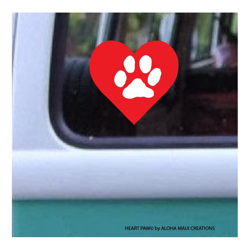 Size: 3.8" x 4"
Heart Pet Paw©