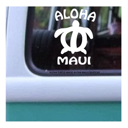 Size  4.25" x 3" 
Aloha Turtle Maui©