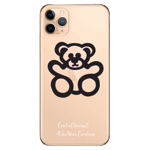 Teddy Bear Cute Mini Cell Phone Decal  Bear Sticker C365