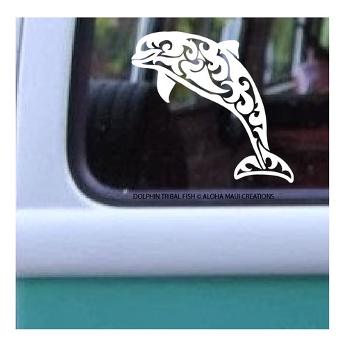 Size 3.25" x 3.5"
Dolphin Tribal Fish©