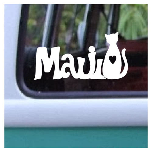 Maui Cat Heart©
Size 2.7" x 5.25"