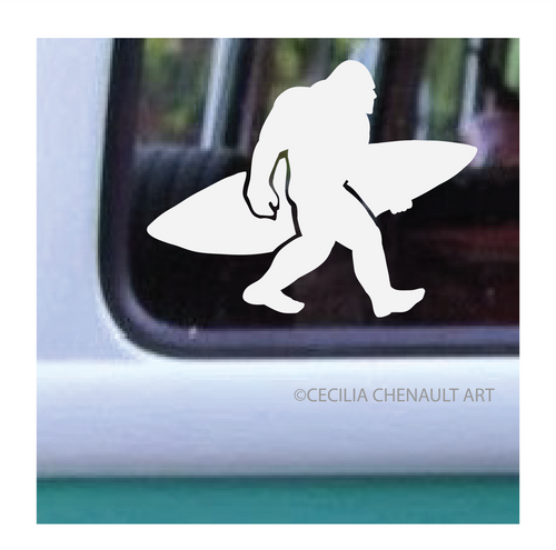 Big Foot Gone Surfing ©