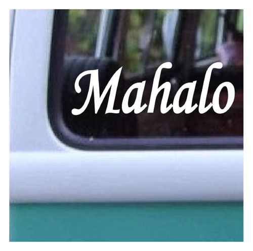 Mahalo Thanks Decal 463