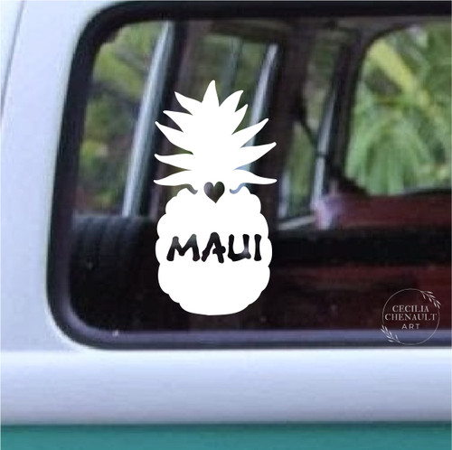 Pineapple Maui Heart©
4.25" x 2.3"