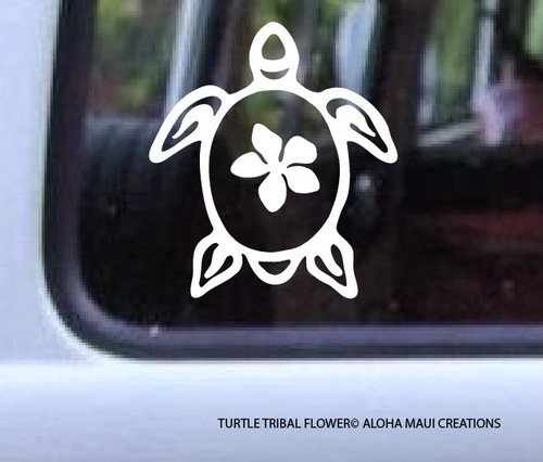 Size 5" x 4.5"
Turtle Tribal Flower©