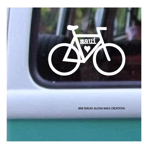 Size: 2.95" x 4.5"
Bike Maui©