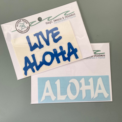BOGO buy decal  Live Aloha #712  (various colors available) and get the ALOHA decal "FREE"
