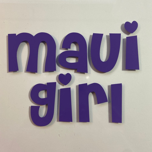 Maui Girl Decal 