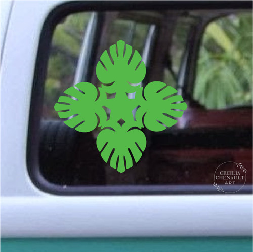 Hawaiian Quilt Monstera©