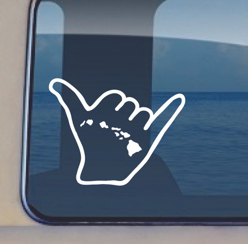 Shaka Hand Islands Decal  64