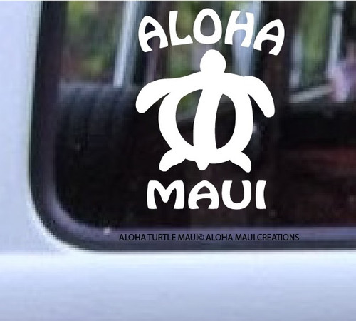 Size  4.25" x 3" 
Aloha Turtle Maui©