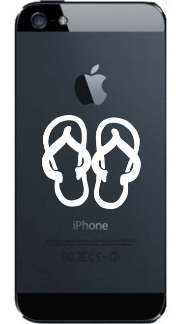 Flip Flop Slippers Cell Phone Decal C5