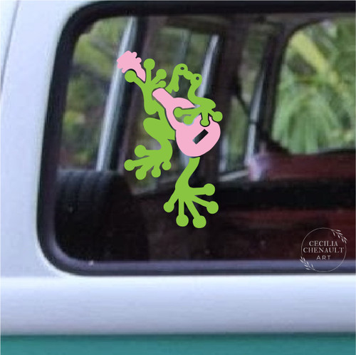 Frog Ukulele©
5" x 3"