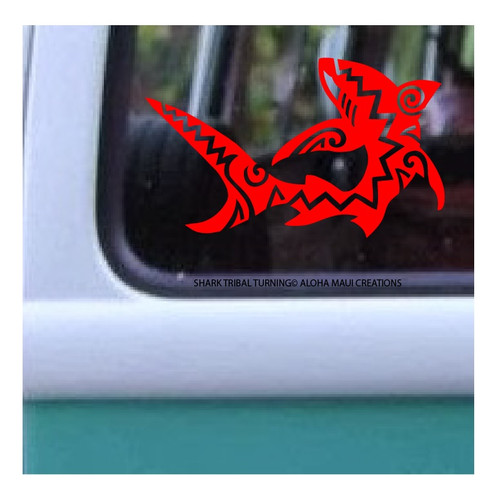 Size 2.85" x 4.75"
Shark Tribal Turning©