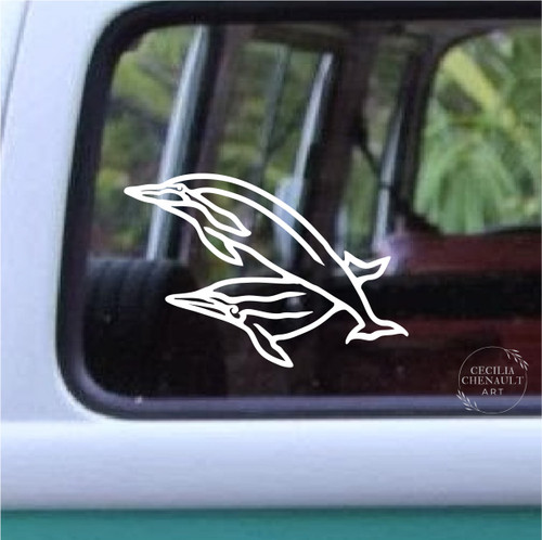 Dolphin Pair©
Size  3.25" X 4.75"