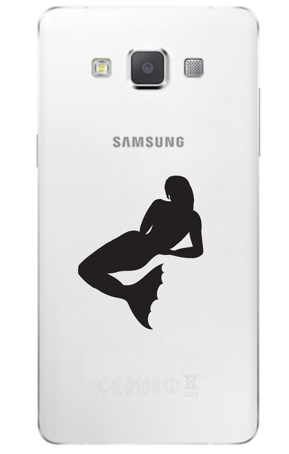 Mermaid Relax Time Cell Phone Decal C323