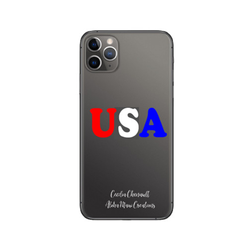 USA United States Cell Phone Decal C274