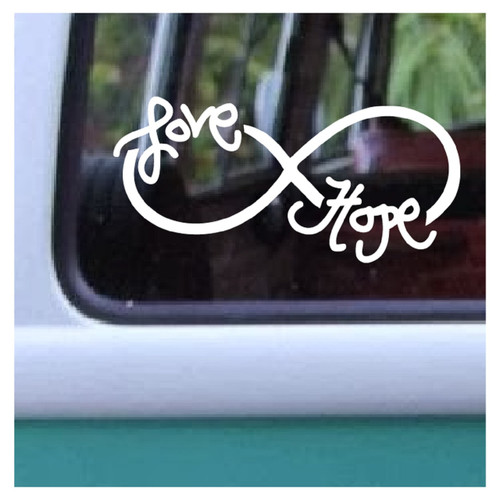 Infinity Love Hope  Decal 488