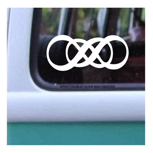 Size 2.30" x 5.25"
Infinity Double