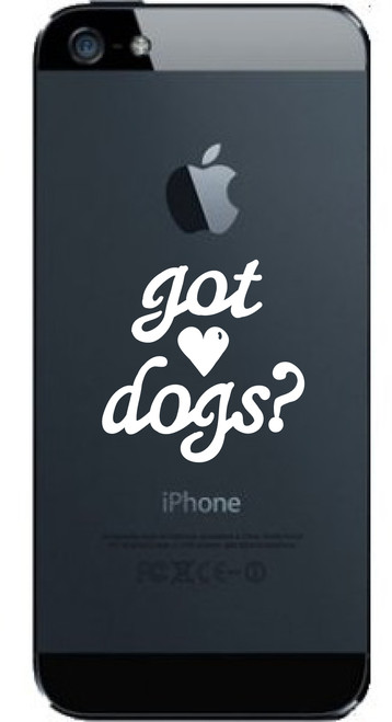 Got Dogs Love Cell Phone Decal C416