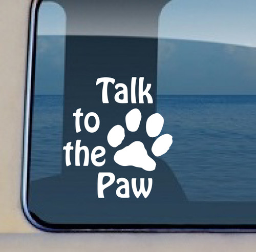 Size: 4" x 4.25"
Talk To The Paw©