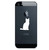 Cat Sitting Alone Cell Phone Decal  C412