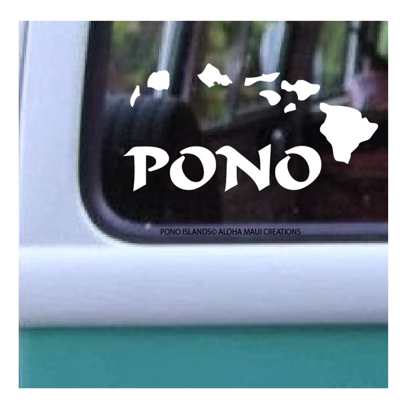 Size 2.65" x 5.25"
Pono Islands©