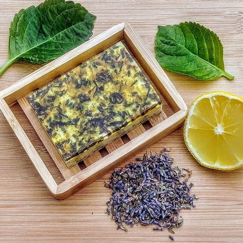 Calming Lavender Lemon Natural Hand and Body Soap