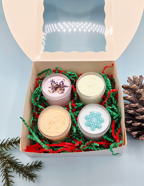 Natural Dead Sea Salt Body Scrub Gift Set