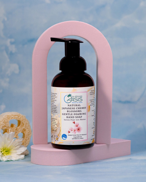 Natural Foaming Hand Soap with plant-based cleansers and Glycerin for gentle cleansing and hydrated hands