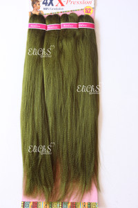 Cabello Kanekalon Premium Largo 26 color  Verde Tropical Cabello Kanekalon Premium Largo 26 color  Verde Tropical