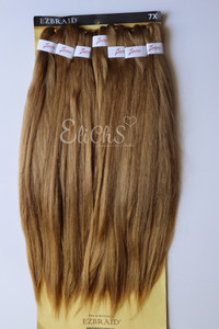 Cabello para trenzas Kanekalon premium 7 piezas  Largo 26 color 27 Cabello para trenzas Kanekalon premium 7 piezas  Largo 26 color 27