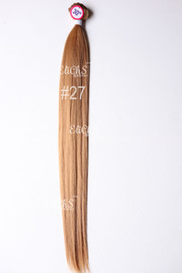 Extensiones de seda largo 30 pulgadas color 27 rubio medio Extensiones de seda largo 30 pulgadas color 27 rubio medio