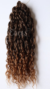 Cabello para trenzas o crochet Jess color 4/27 castaño con rubio oscuro Cabello para trenzas o crochet Jess color 4/27 castaño con rubio oscuro