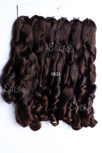 Cabello para trenzas Kanekalon 12x Color Negro con Castaño Largo 22 Cabello para trenzas Kanekalon 12x Color Negro con Castaño Largo 22